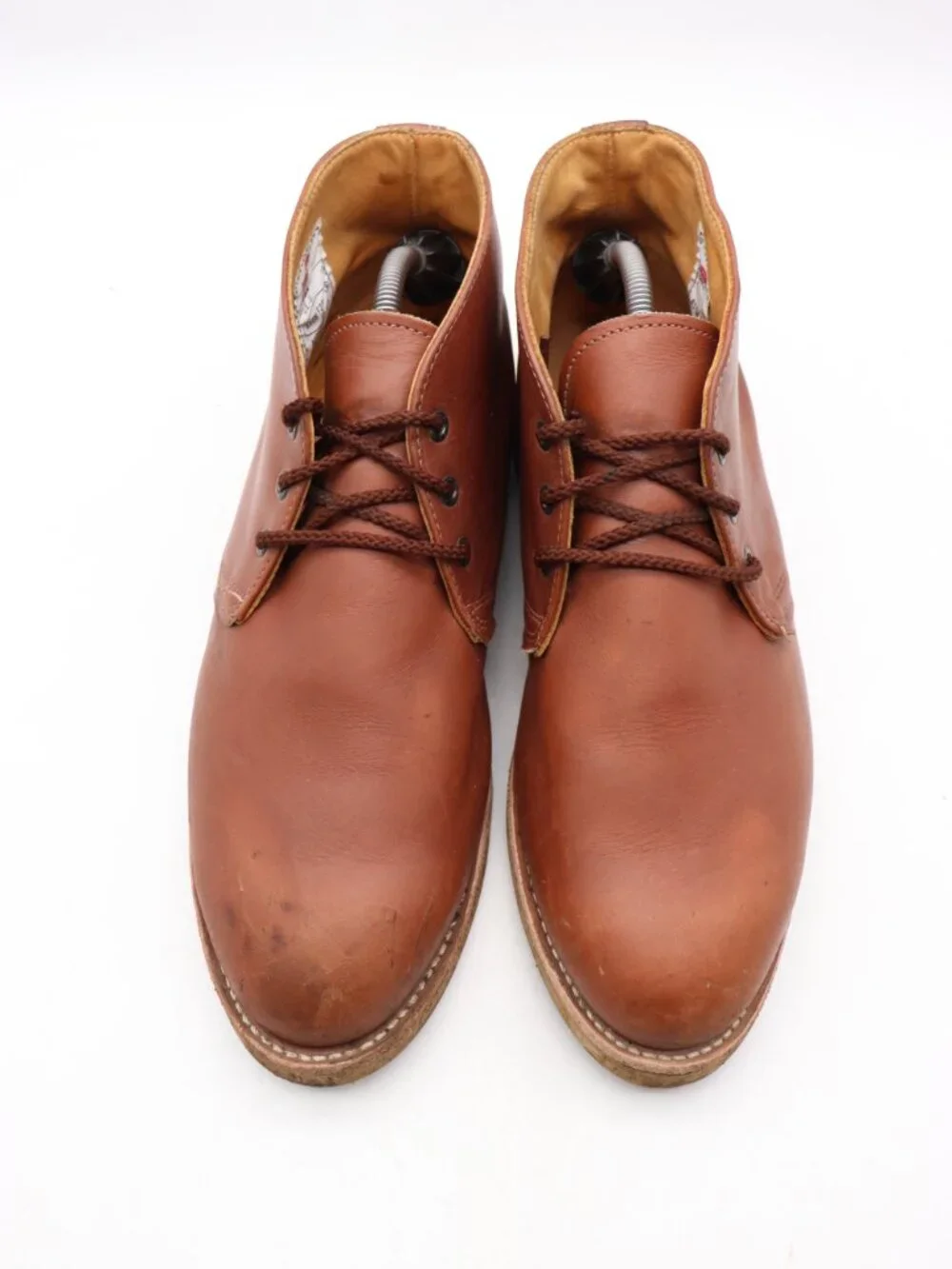 Red Wing 595 Traction Tred Chukka Work Men’s 11.5 EE Brown Leather Heritage USA
